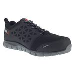 REEBOK WORK IB1031 S1P Excel Light Aluminium Toe Athletic PR Work Shoe, 44, BLACK/GREY