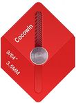 Cocowin Trim Carpentry Tools Finishing Work Multi-Tool for Measuring and Marking Short Offsets, Anti-Lost, CNC-Machined Red (JX902US)