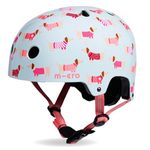 Micro Scooters | Bike/Scooter Printed Deluxe Children's Helmet | Cycling Accessories | Adjustable Headwear | Boys & Girls | 48-54cm | Dog Print