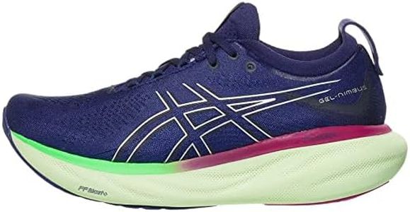 ASICS Women's Gel-Nimbus 25 Running Shoes, 7.5, Indigo Blue/Pure Silver