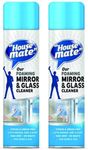 House Mate Foaming Mirror & Glass Cleaner 400ml 2 pack