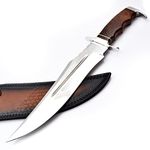 BOW-2066 Handmade D2 Steel 16.4 Inches Hunting Knife - Rosewood Handle