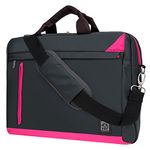 Vangoddy Adler Messenger Bag School College Laptop Computer Backpack Lightweight Fits 13-Inch 14-Inch 15.6 Notebook 11 Inch 12 Inch Tablet Bag, Magenta