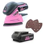 Pink Power Detail Sander for Woodwo
