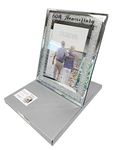 60th Wedding Anniversary Photo Frame Diamond Mirror Glass Crystal Diamante Gift