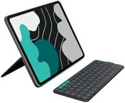Logitech Flip Folio, Keyboard Case for iPad Pro 13-inch (M4) & iPad Air 13-inch (M2 & M3) (2024, 2025) - Protective & Stowable Bluetooth Keyboard Case, Multi-Device, QWERTY English Layout - Graphite