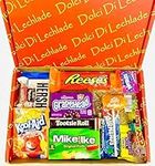 American Sweets Gift Box by Dolci Di Lechlade - Classic USA Candy Chocolate Sweet Reeses, Kool Aid, Nerds, Tootsie, Hersheys - Birthday Thanks Present