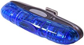 ULTRA BLUE FLASHING 5 LED BIKE LIGHT,GREAT POLICE FUN LIGHT IDEAL FOR KIDDIES BICYCLE,ADULT CYCLE KIDDIES PEDAL CAR, GO KART, CHILDS SCOOTER ETC