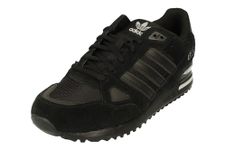 adidas Men's Zx750 Uomo Sneaker, Black Black Silver Gw5531, 9 UK