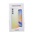 Samsung Galaxy A34 5G 128GB Awesome Silver 16,65cm (6,6") Super AMOLED Display, Android 13, 48MP Triple-Kamera