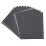 Sandpaper 120 Grit, Wet Dry Sanding Sheets 9 x 11 Inch, Silicon Carbide Abrasive Sander Paper Advanced Sand Paper for Wood Furniture Finishing, Metal Sanding, Automotive Polishing, 12-Sheets