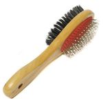 Tech Traders ® DOUBLE SIDED PET GROOMING BRUSH GROOMER PET CAT DOG HAIR FUR BRUSH COMB TIDY-LARGE