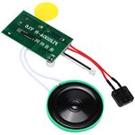 Recordable Greeting Card Module, 4mins Sound Module Light Sense High Sound Quality Voice Sound Record Chip for DIY Audio Cards Easy to Record (Play it again)