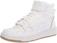 Reebok Unisex Resonator Mid Basketball Shoe, White/Gum, 10 US Men