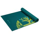 Gaiam Print Yoga Mat, Root to Rise, 68-Inch x 24-Inch x 4mm