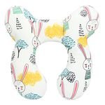 vocheer Baby Travel Pillow(Upgraded), Head and Neck Support Pillow for Pushchair, Car Seat,Stroller s for 0-12 Months(Rabbit)…