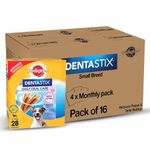 Pedigree Dentastix Oral Care Dog Treat, Adult Small Breed (5-10 kg), 1.76 kg (Pack of 16), Recommended by Vets, Supports Gum Health, Reduces Risk of Gum diseases