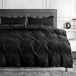 Nanko Black Duvet Cover King Size, 