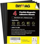 DIYMAG 4Pack Magnetic Adhesive Shee