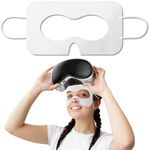 LMING White Disposable VR Face Cover, Compatible with Apple Vision Pro VR Face Cover, Disposable Hygiene VR Face Eyes Mask, VR Mask Pads Covers Compatible with Quest 3, Quest 2 (50Pcs)