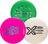 Discraft Entry Level Three Pack: Perfect Starter Set for Men, Women & Kids | Includes: Putter, Midrange, & Driver | Beginner Starter Set