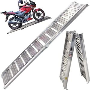 Black Pro Range B5383 Aluminium Folding Motorcycle Loading Ramp