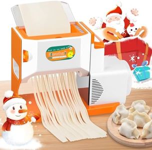 Newhai Electric Pasta Maker 4 Thickness Adjustable Multifunctional Pasta Machine Portable Dough Roller 2mm 4mm 9mm Noodle ABS Cutter Head for Home Use