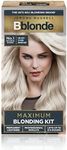 Jerome Russell Bblonde Blonding Kit, Permanent Lightener, Permanent Blonde Bleach Hair Dye, Professional Results, With Avocado Oil, Lifts 8-9 levels – Blonding Kit No 1