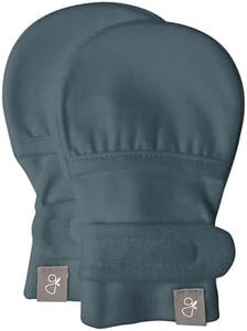 goumikids Newborn Mittens No Scratch Viscose Stay-On, Midnight 0-3m