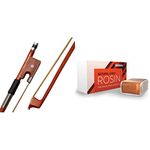Theodore VLB-FG-14 Standard 1/4 Size Violin Bow & D'Addario VR200 Rosin Light