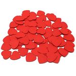 Red 18mm Love Hearts Wooden Shabby Chic Craft Scrapbook Vintage Hearts (50)