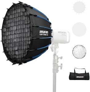 Amaran Light Dome 60 - Boîte  à Lumière Circulaire 60 cm, 16 Pans, Monture Bowens, Lumière Douce pour Portraits, Interviews et Création de Contenus Vidéo