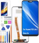 Replacement Original Display for Huawei P20 Lite LCD Screen for Huawei Nova 3e Display Screen Touch Digitizer Assembly Repair Parts Kit