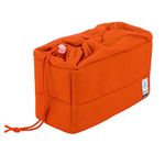 Koolertron Padded DSLR Camera Insert Shockproof Camera Bag Insert Camera Partition Protective Bag Compatible with Sony Nikon DSLR Shot Or Flash Light (Orange)