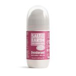 Salt of the Earth - Natural Refillable Roll On Deodorant - Fresh Strawberry - Vegan Formula with Long-Lasting Protection - Made in the UK - 75ml