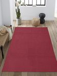 Saral Home Easy Living Saral Home Maroon Polypropylene Anti Skid Rectangular Carpet - 180X270 Cm