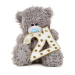 Me to You Tatty Teddy 21st Lightbox Effect Bear - Official Collection, Grey