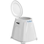 Dr Rehab® Heavy-Duty Portable Commode Stool (Indian-to-Western Toilet Converter) – 150 kg Capacity, Anti-Bacterial, Non-Slip, Lightweight & Tool-Free