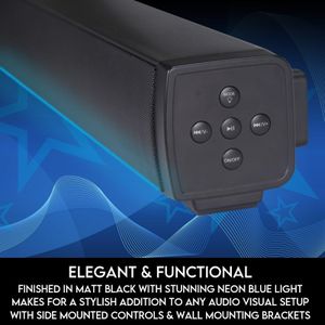 Mr Entertainer STARBAR Karaoke Soundbar – Bluetooth Home Audio