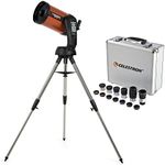 Celestron NexStar 8SE Schmidt-Cassegrain Computerized Telescope Bundle with Telescope Eyepiece/Filter Accessory Kit (2 Items)