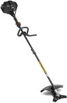 McCulloch B33 PS, Petrol Brush Cutter: 33 cc, 43cm Cutting Width, 2mm Line Diameter, Soft Start, Tap n Go Trimmer Head, Split Shaft, Adjustable Handle