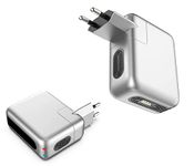 CAPOXO WiFi Camera for Home Security Indoor, Motion Detection, Full HD 1080p Recording Video and Audio Live View Low Light Night Vision, Work 24 Hours with Power 220v, WiFi Needed (Silver)