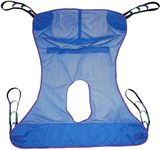 JGKwong Universal Full Body Mesh Lift Sling with Commode Opening,Polyester Slings for Patient Lifts -Compatible with Hoyer, Invacare, McKesson, Drive, Lumex, Medline, Joerns (Medium)