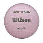 Wilson Volleyball Super Soft Play, Faux leather, Outdoor and indoor volleyball, beach volleyball, Pink