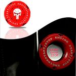 Gseigvee Skull Rotary Car Engine Start Stop Button Cover, Frosted Style DIY Car Engine Push to Start Button Cover, ABS General Motors Ignition Switch Decorative Cover (Skull Red)