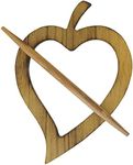 Wooden Heart Curtain Tieback – Decorative and Functional Design – Natural