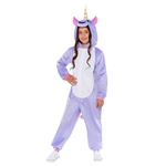 amscan 9918357 - Adults Unicorn Plush Onesie 10-12yr Costume