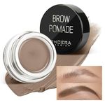 Eyebrow Gel,Eyebrow Brow Pomade Professional Makeup Tinted Eyebrow,24 Hours Long Lasting,Lightweight,Waterproof,Smudge-Proof,Transfer-Proof,Sweat Resistant Brow Cream(2#Taupe)