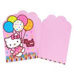 Amscan 162519 Hello Kitty Balloon Dreams Thank-You Notes