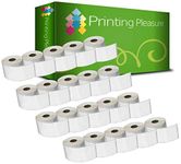 Printing Pleasure 20x Compatible with Seiko 99014 54mm x 101mm White Shipping and Name Badge Labels Rolls (220 Labels per Roll) for LabelWriter 4XL 450 400 330 320 310 Twin Seiko Printers